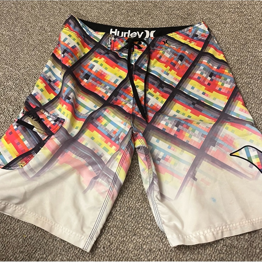 Hurley Large Swim Trunks Board Shorts